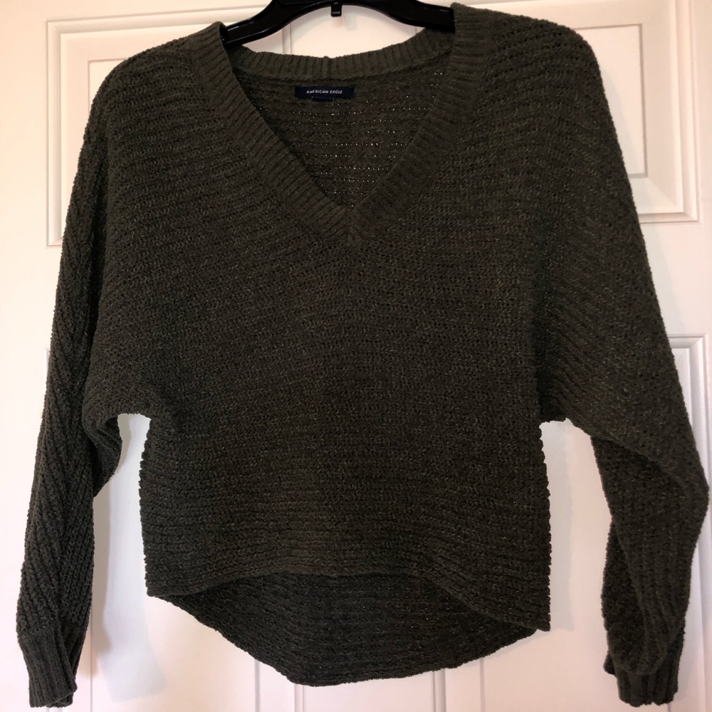 American Eagle Xs Cropped Sweater